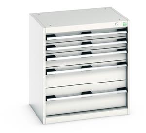 Bott New for 2022 Cubio 5 drawer cabinet 650 x 525 x 700mm